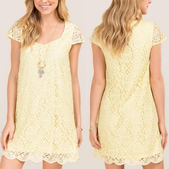 Francesca’s Cap Sleeve Dress Small - Picture 1 of 11